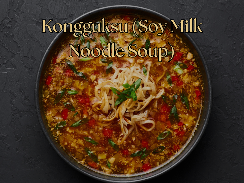 Soy Milk Noodle Soup